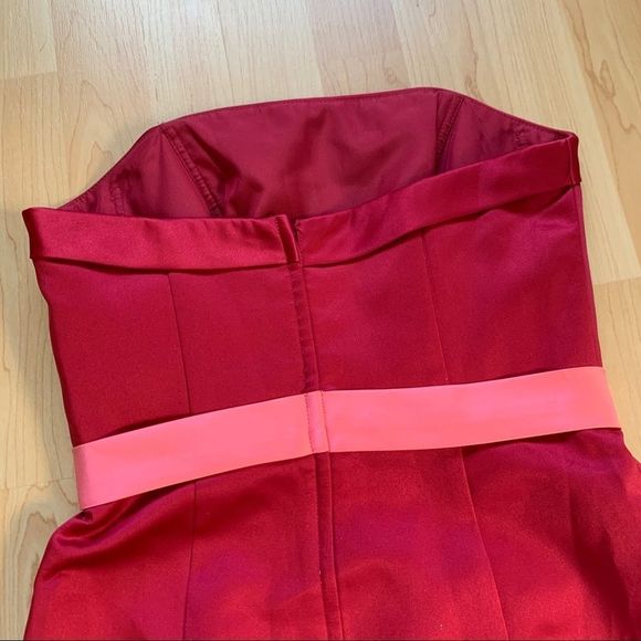 Alfred Angelo Strapless Dress Size 6 - Picture 4 of 9